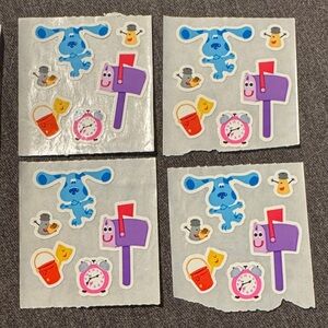 Vintage Sandylion Blue's Clues Sticker Set